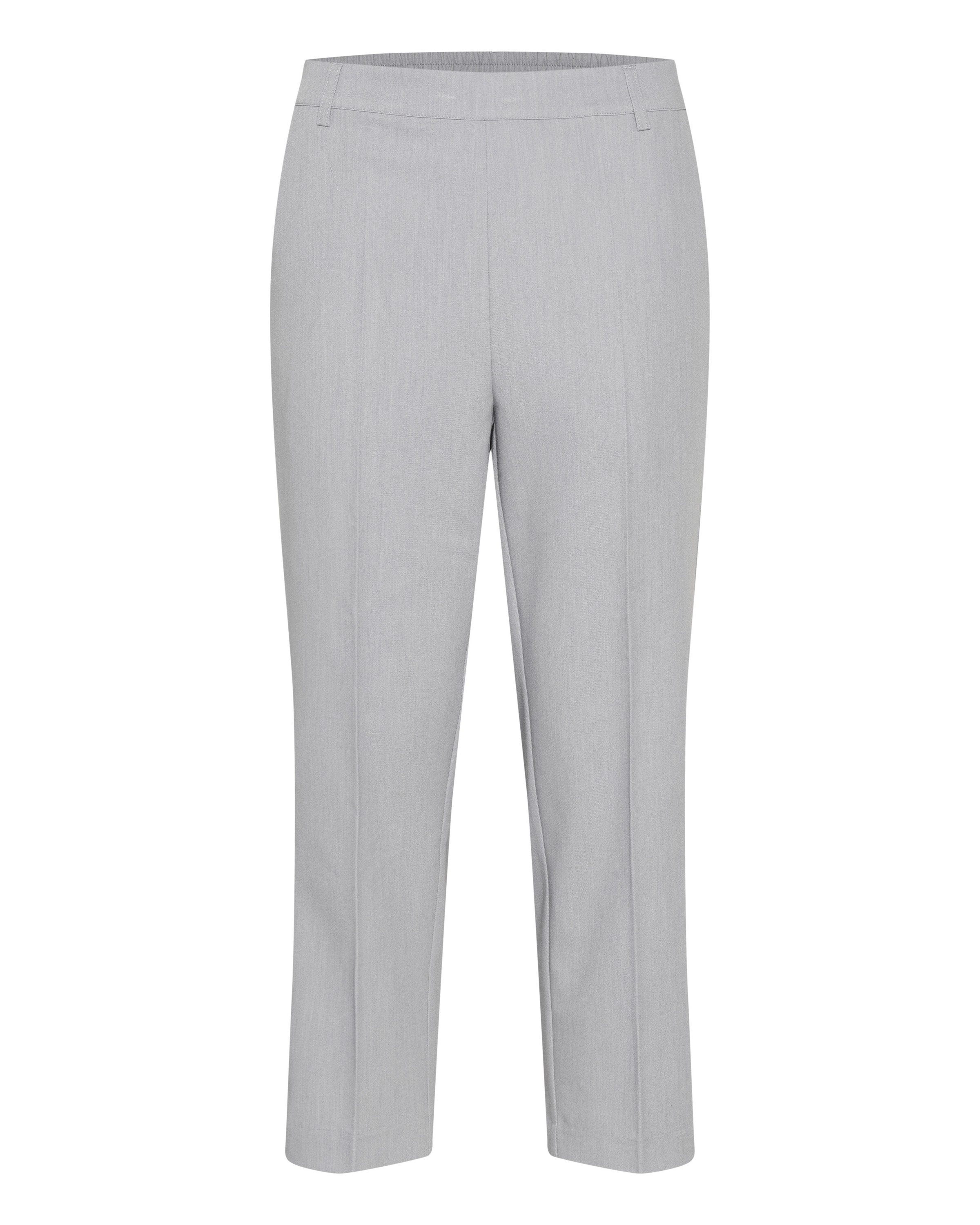 Kaffe Trousers with creases 'Sakura' in Grey: front