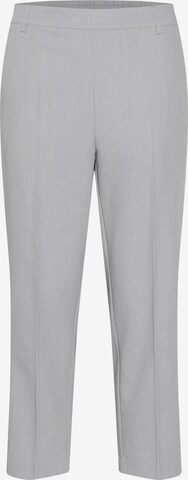 Kaffe Trousers with creases 'Sakura' in Grey: front
