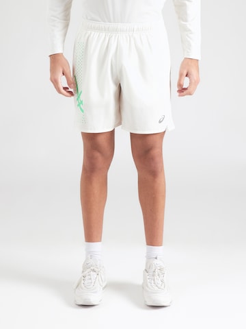 ASICS Regular Sports trousers in White: front