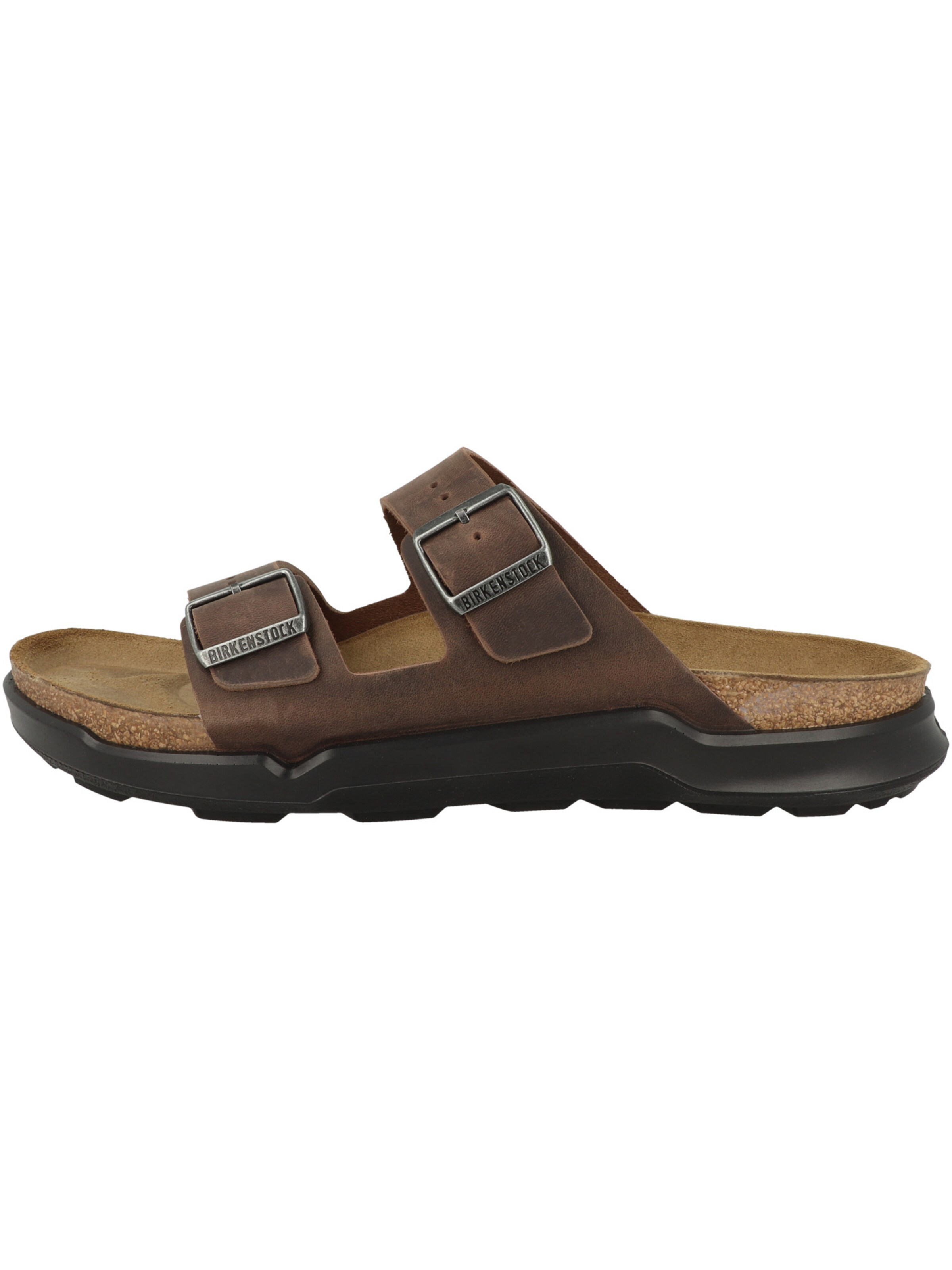 BIRKENSTOCK - Zapatos abiertos ' Arizona ' en marrón: lado