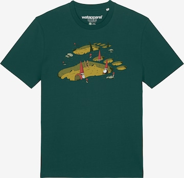 T-Shirt 'Gnome Footprint' Watapparel en vert : devant
