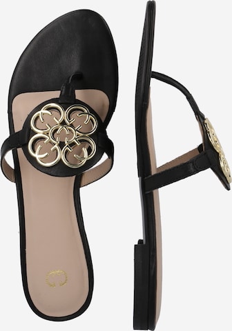 GERRY WEBER T-Bar Sandals 'Gadera' in Black