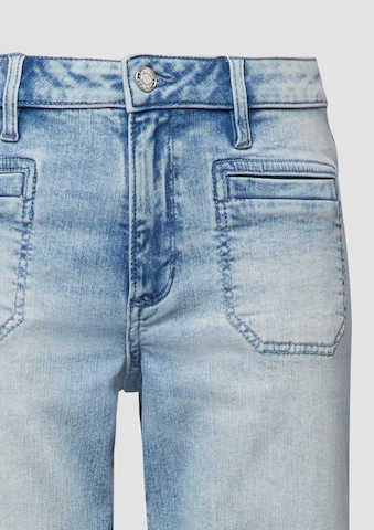 évasé Jean s.Oliver en bleu