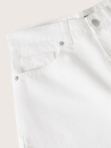 MANGO Regular Shorts 'Mom80' in Weiß