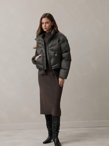 MANISA Between-season jacket 'Steppjacke' in Grey