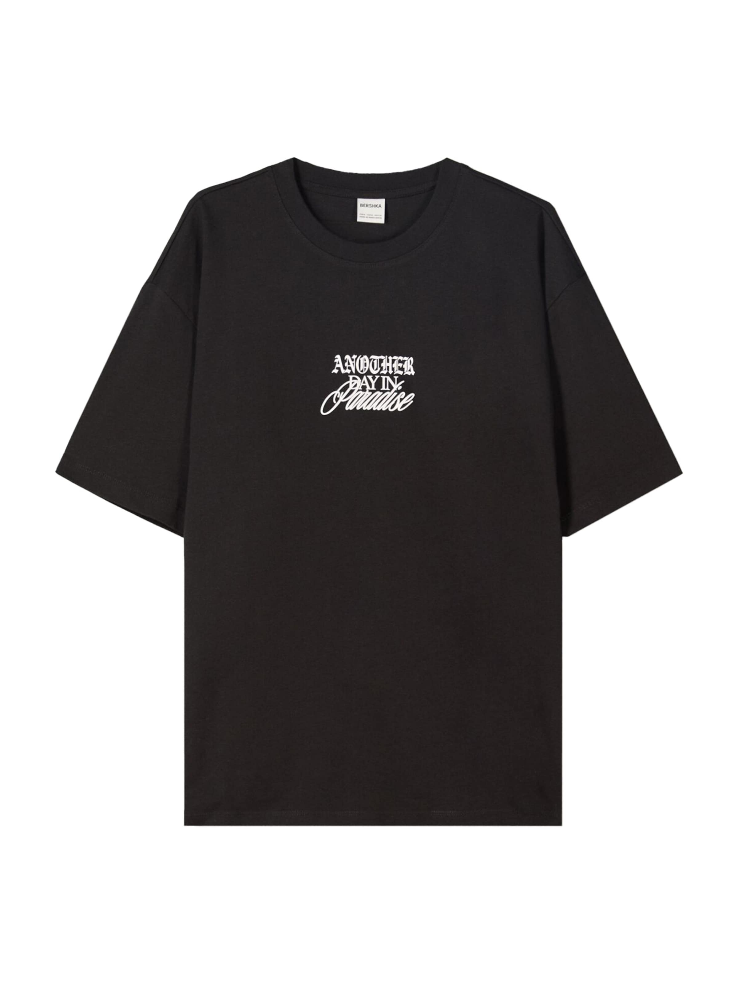 Maglietta di Bershka in nero: frontale