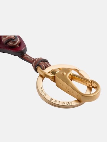 The Bridge Key Ring in Red