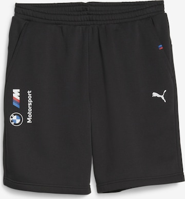 PUMA Regular Workout Pants 'BMW M Motorsport ESS' in Black: front