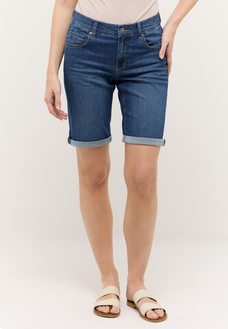 Coupe slim Jean Angels en bleu : devant