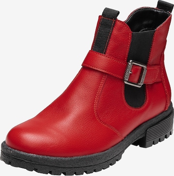 VITAFORM Chelsea Boots in Red: front