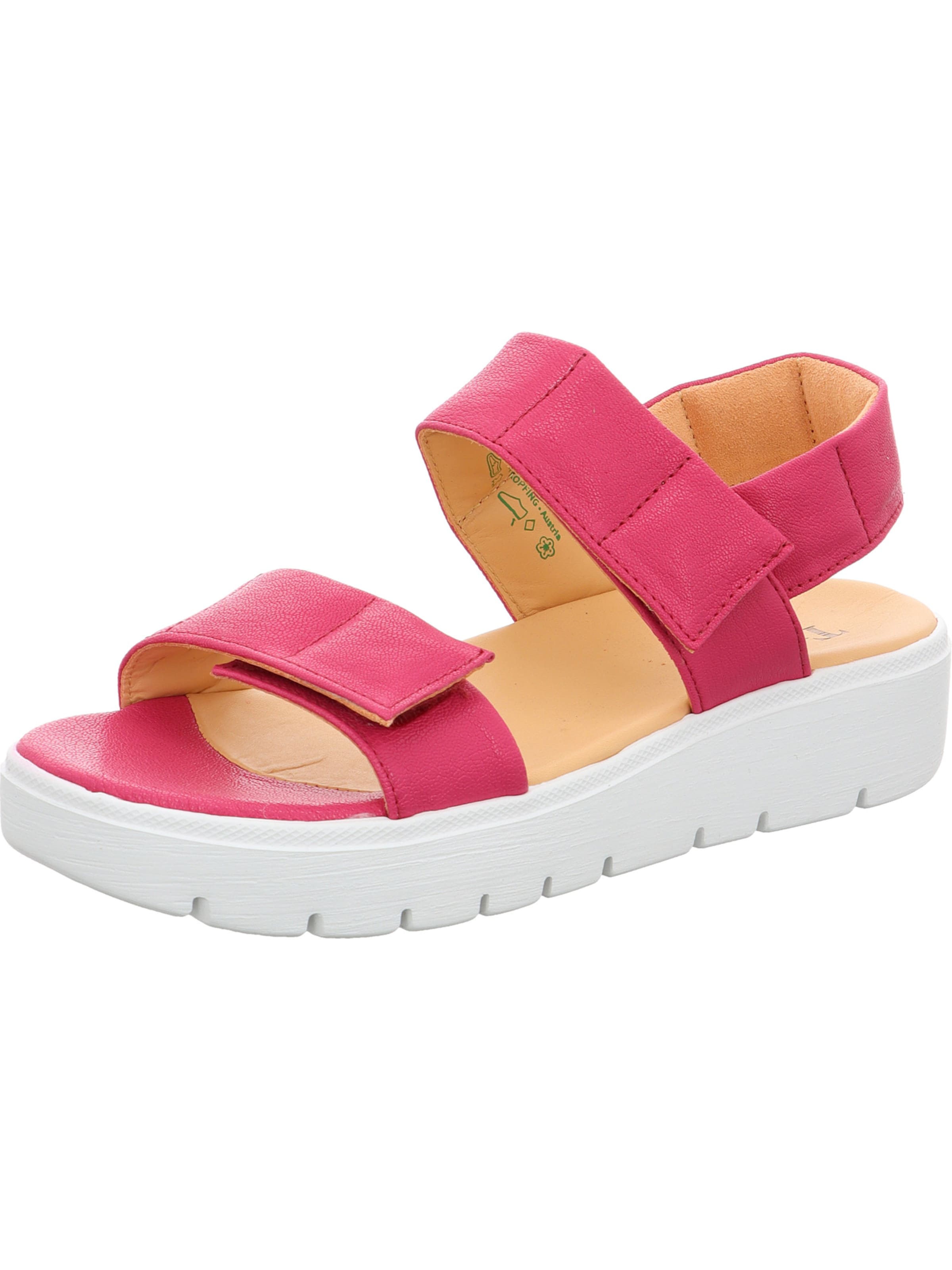 THINK! Strap Sandals 'Sing Light' in Pink: front
