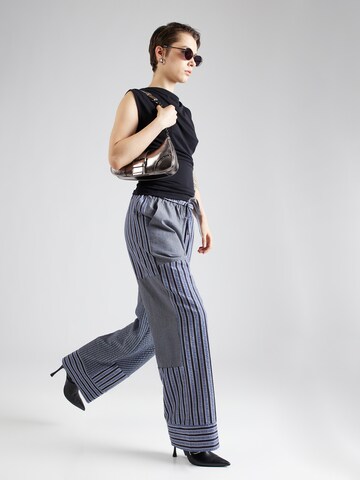 A-VIEW Loose fit Trousers 'Mckenna' in Blue