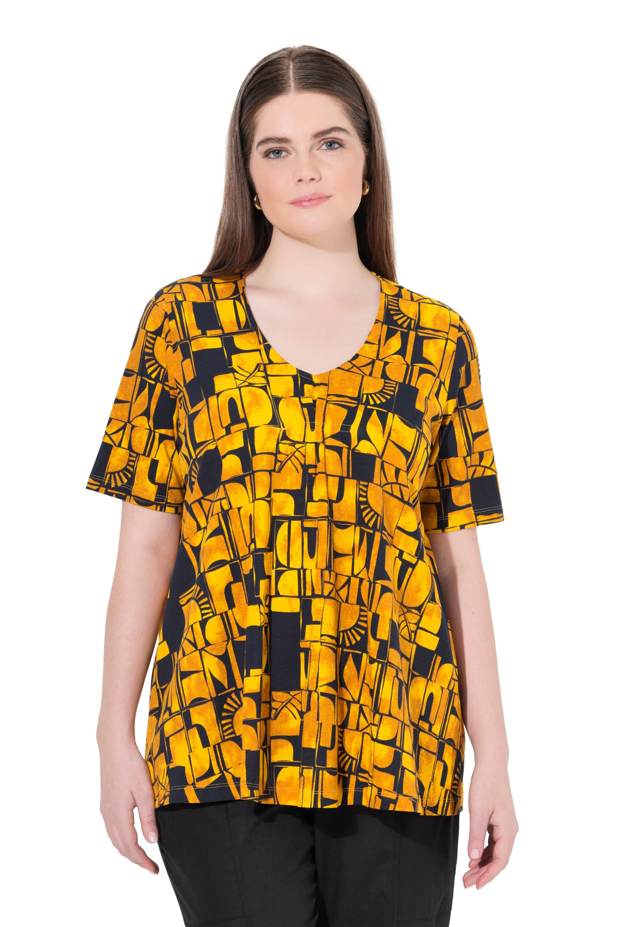 Ulla Popken Shirt in Yellow: front