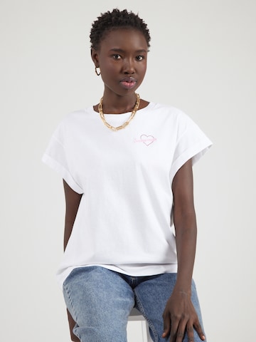 T-shirt Rich & Royal en blanc : devant