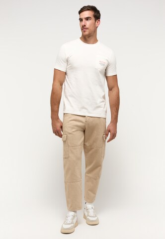 MUSTANG Loosefit Cargohose in Beige