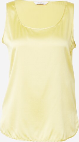 Max Mara Leisure Blouse 'PAN' in Yellow: front