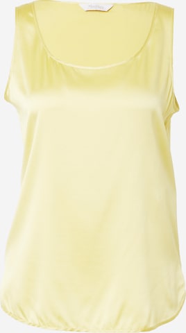 Camicia da donna 'PAN' di Max Mara Leisure in giallo: frontale