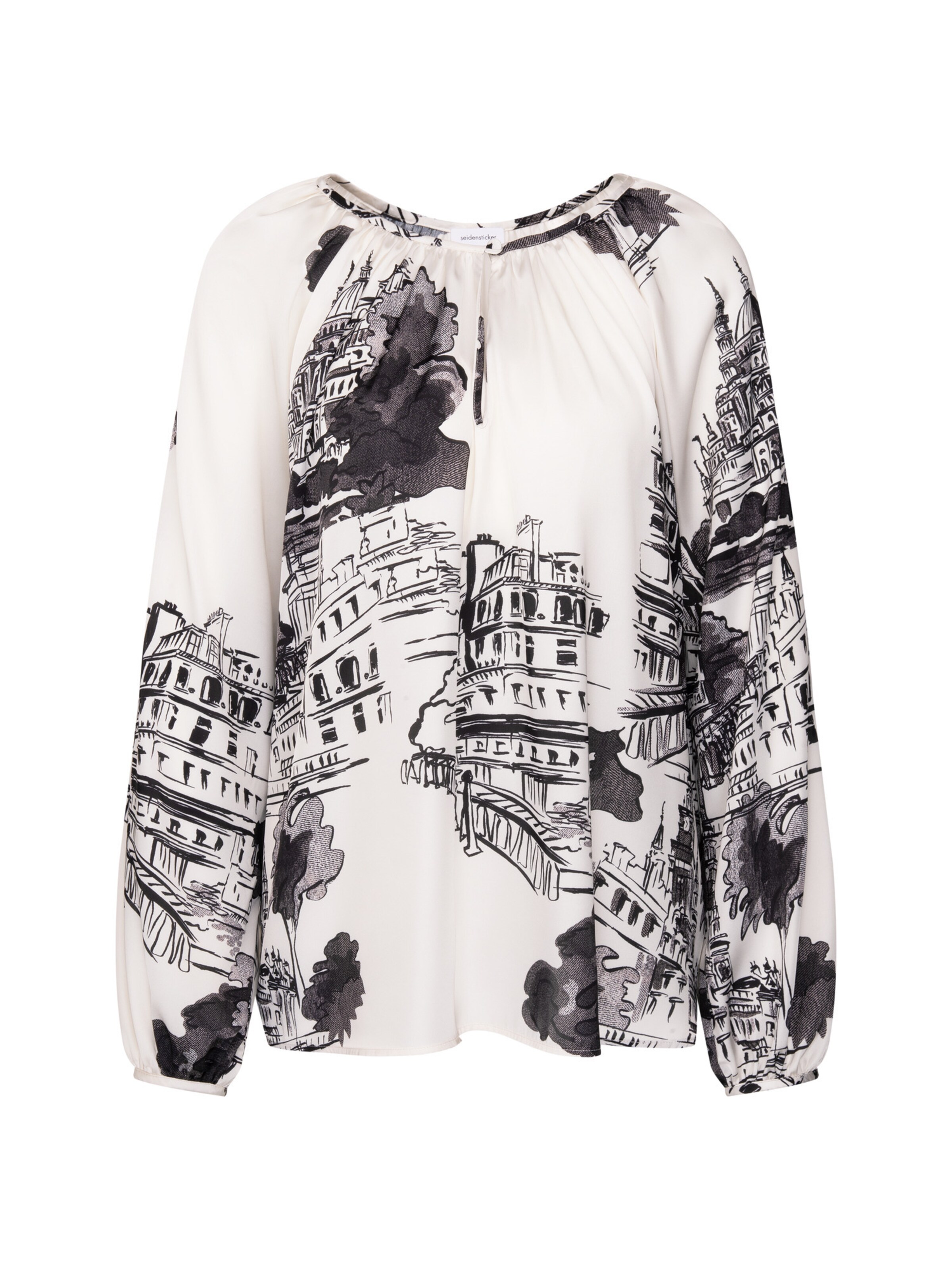 Chemisier SEIDENSTICKER en blanc : devant