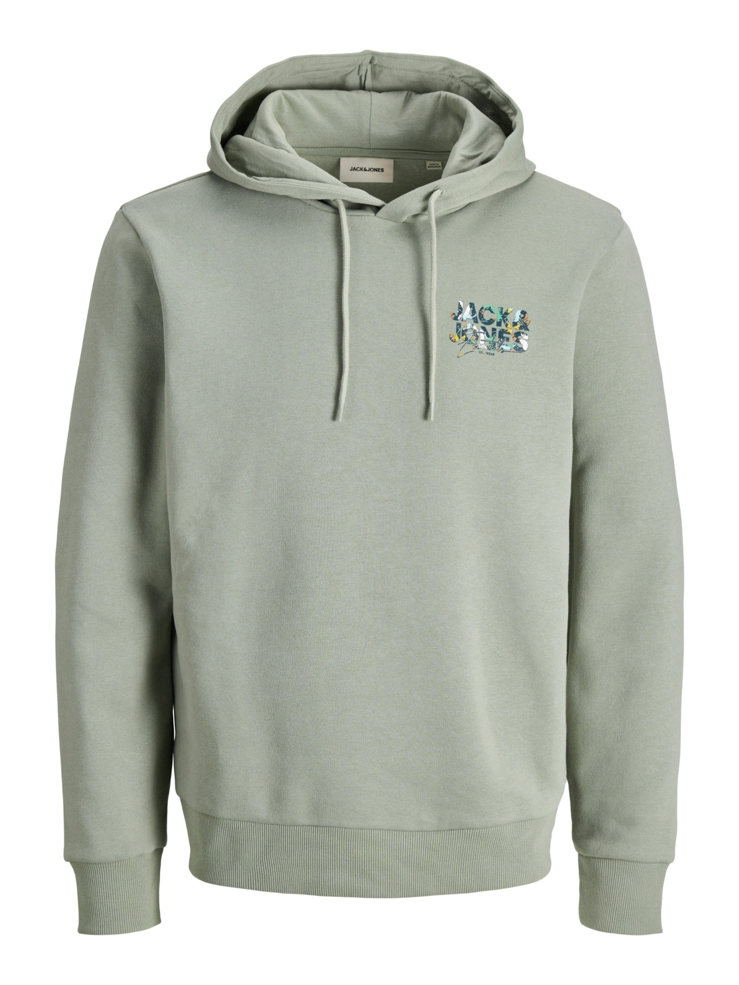 JACK & JONES Sweatshirt 'JJGEPLAS' in Green: front