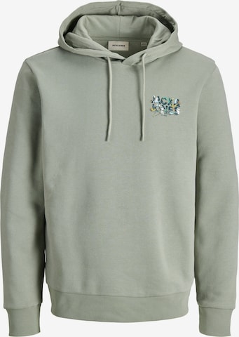 JACK & JONES Hoodie 'JJGEPLAS' in Grün: Vorderseite