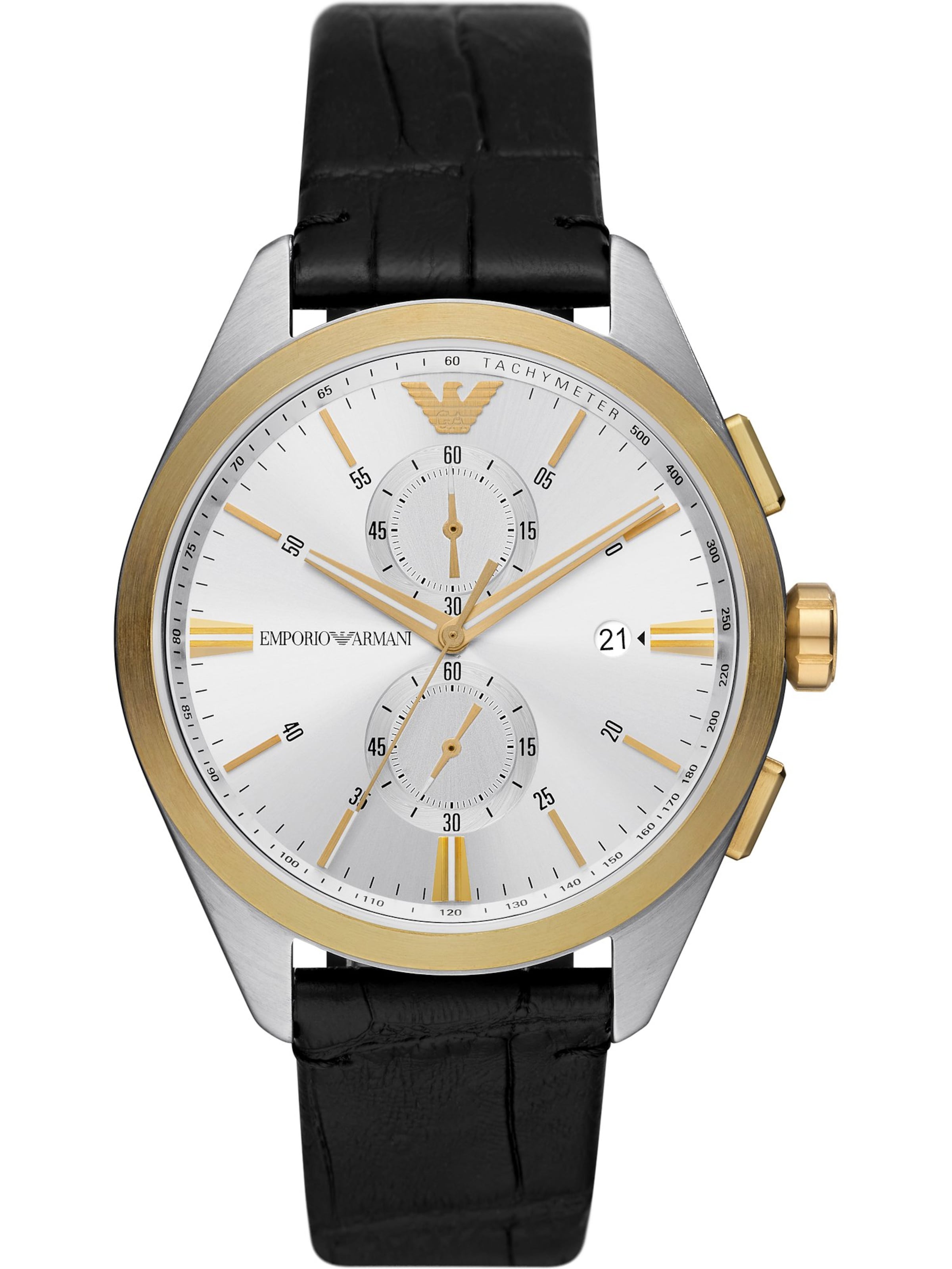 Emporio Armani Analog watch in Gold / Black / Silver / White, Item view