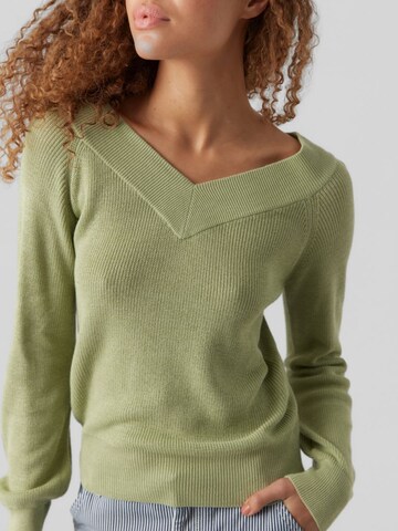 VERO MODA Sweater 'New Lexsun' in Green