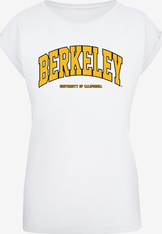 Maglietta 'Berkeley University - Arch' di Merchcode in bianco: frontale