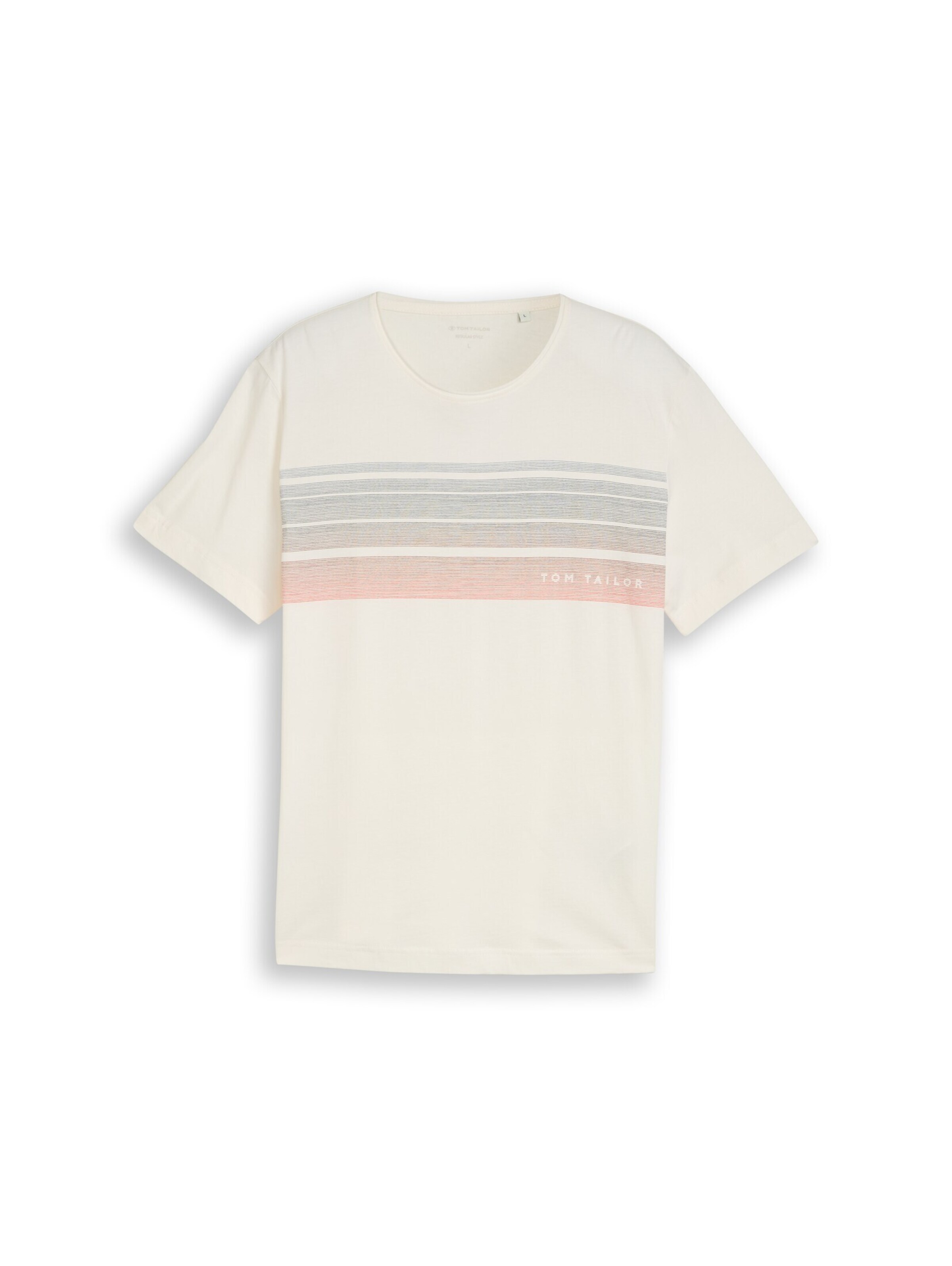 TOM TAILOR Shirt in Wit: voorkant