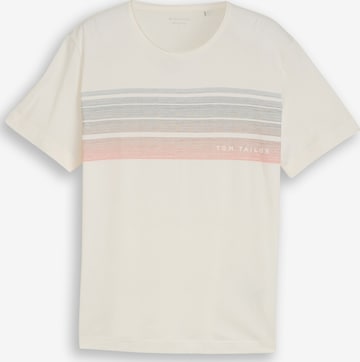 TOM TAILOR Shirt in Wit: voorkant