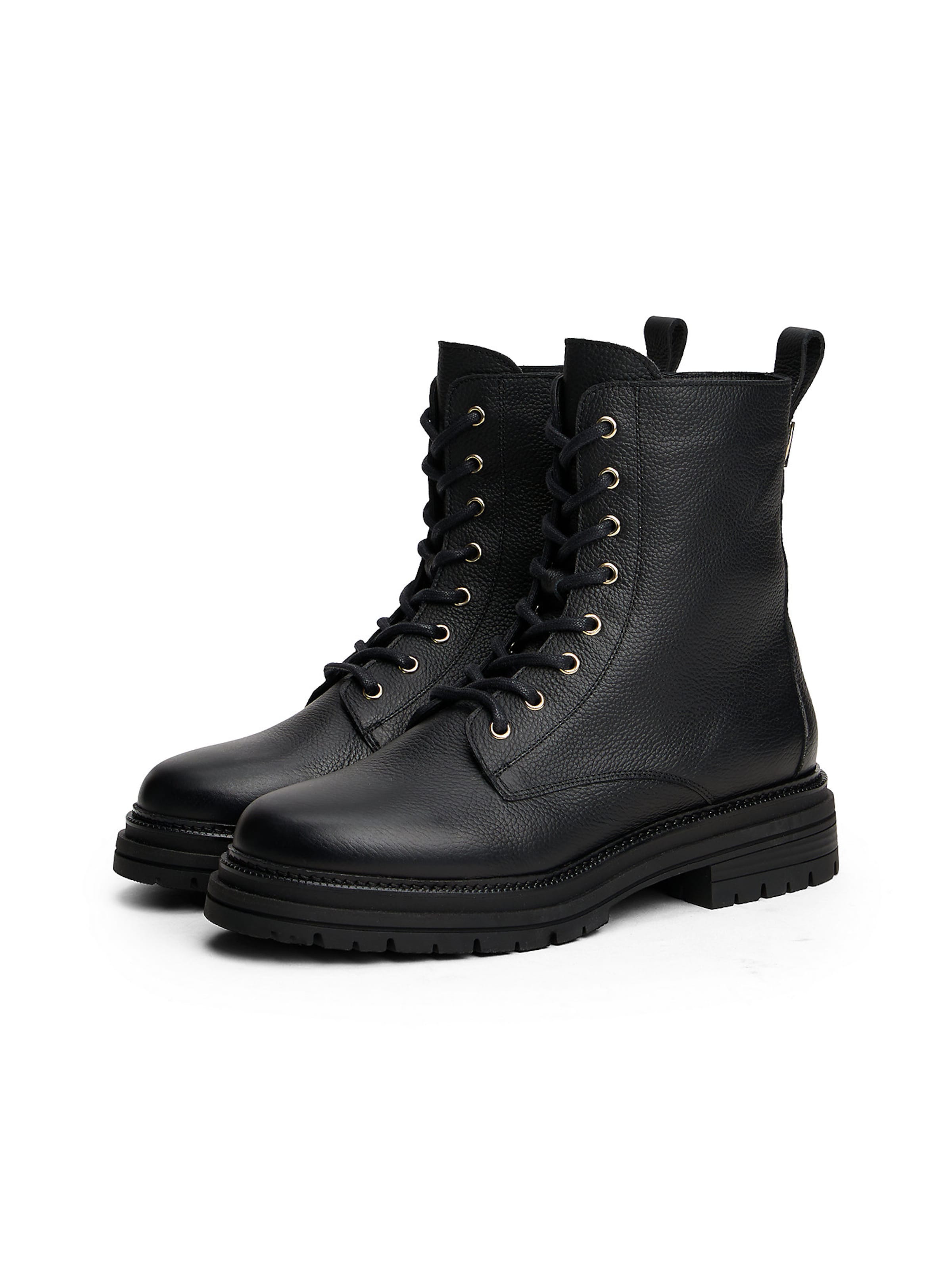 Bottines à lacets TOMMY HILFIGER en noir