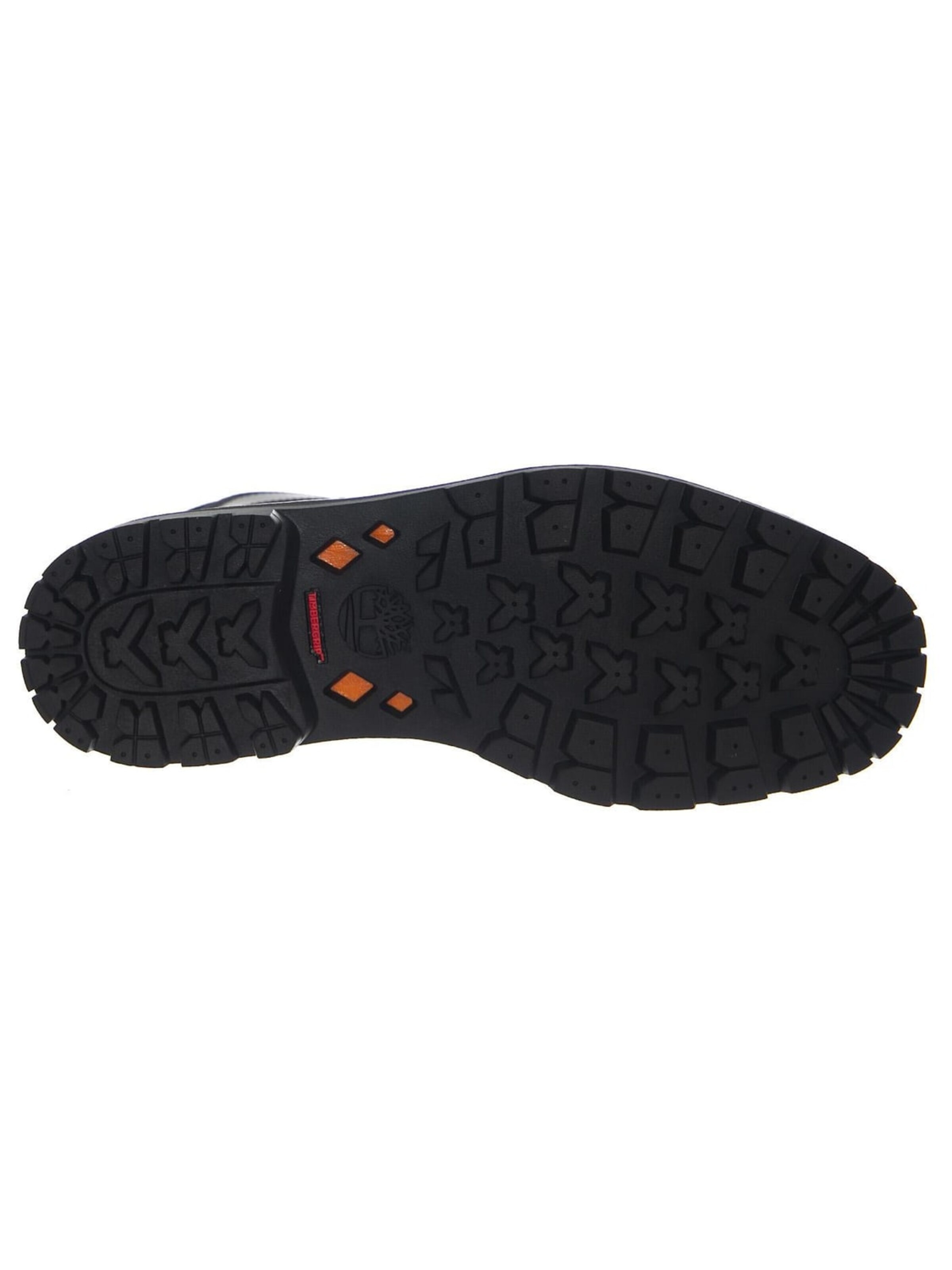 Bottes à lacets 'Britton Road Mid Lace Up -- Men's Black Full Grain Leather' TIMBERLAND en noir