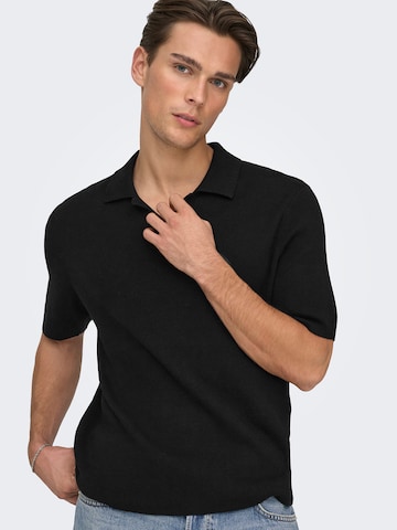 Only & Sons Pulover 'ONSTRAVIS' | črna barva