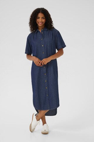 Kaffe Shirt Dress 'KALuise' in Blue: front