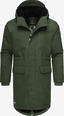 Ragwear Performance Jacket in Green: front