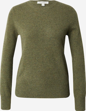 Marks & Spencer Пуловер в зелено: отпред