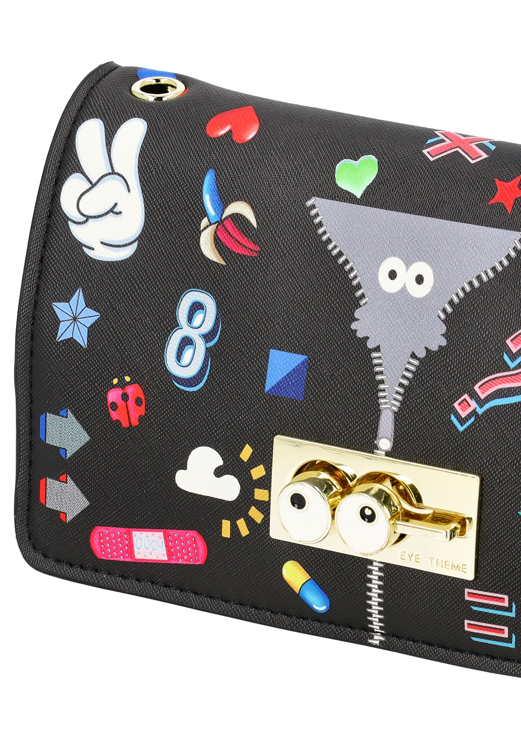 Pochette 'Pop Eyetheme' MYMO en noir