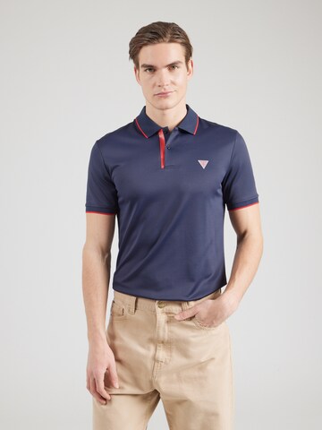 GUESS - Camiseta en azul: frente