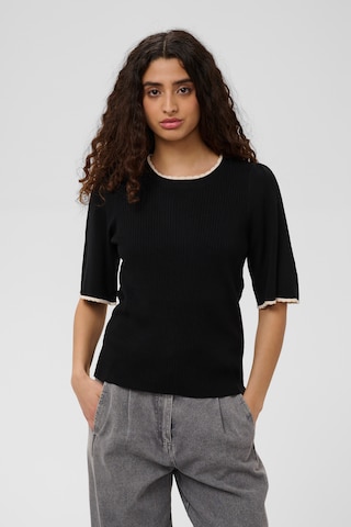 T-shirt 'Lysandra Adrianna' SOAKED IN LUXURY en noir : devant