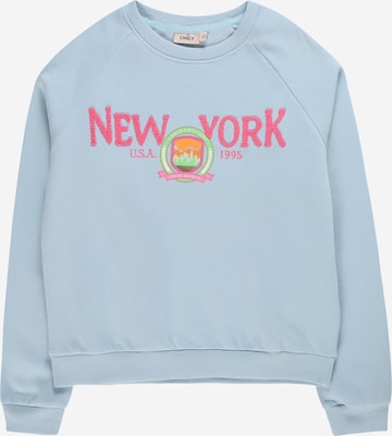 KIDS ONLY Sweatshirt 'GOLDIE' in Blau: predná strana