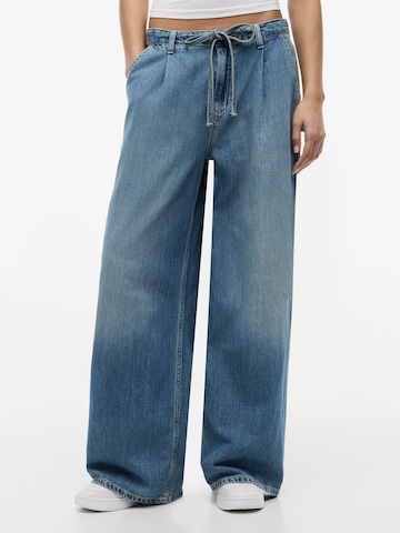 Wide Leg Jean à pince 'CHARLIE' Tommy Jeans en bleu : devant