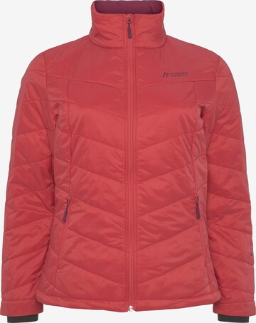 Maier Sports Between-Season Jacket in Red: front