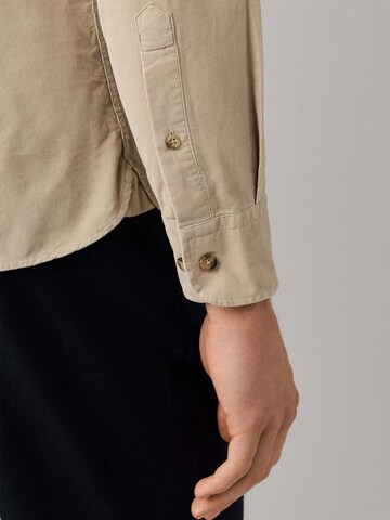 Hackett London Regular Fit Hemd in Beige