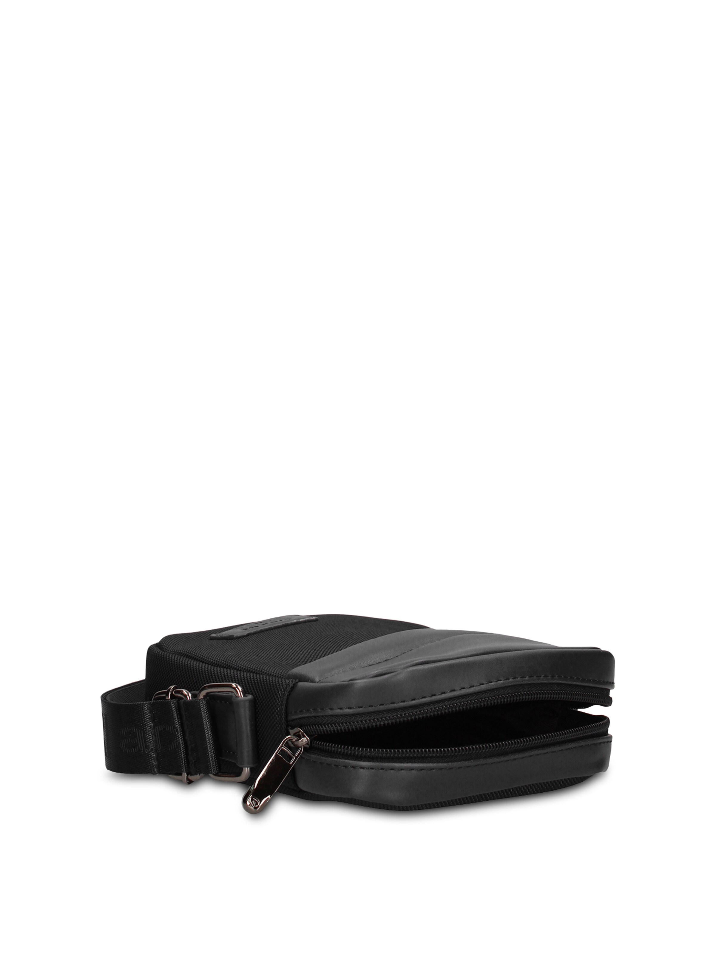Borsa a tracolla 'Borsa a Tracolla Uomo Vegan Leather con Zip' di Coveri Collection in nero