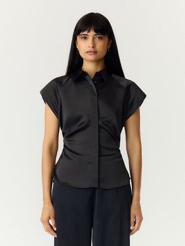 YAS Blouse 'YASPella' in Zwart: voorkant