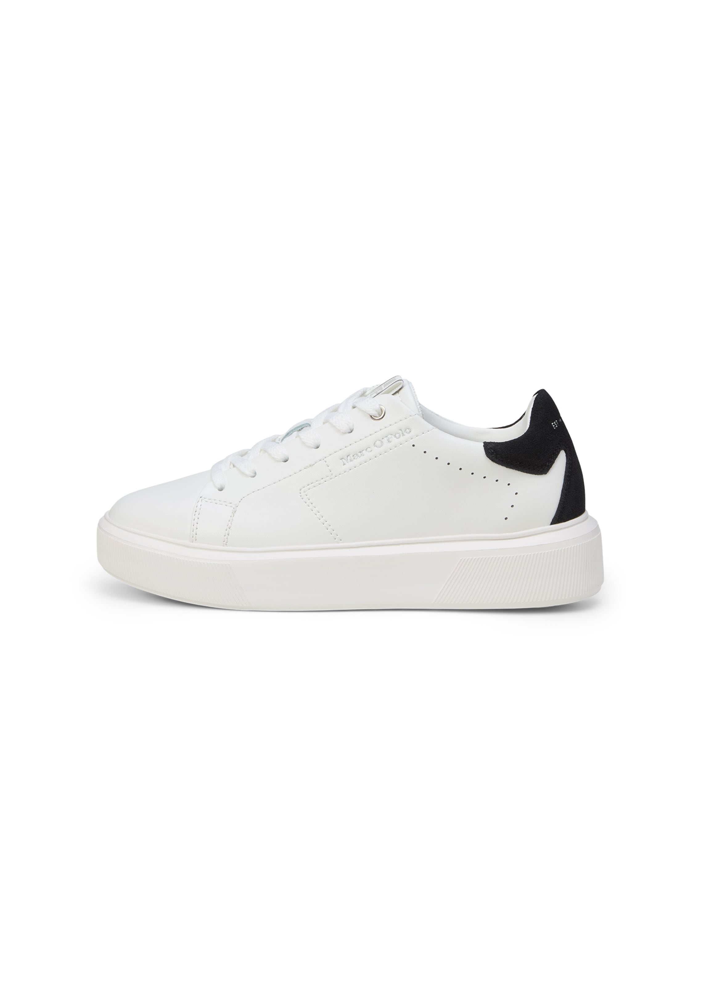 Baskets basses 'Kaira' Marc O'Polo en blanc