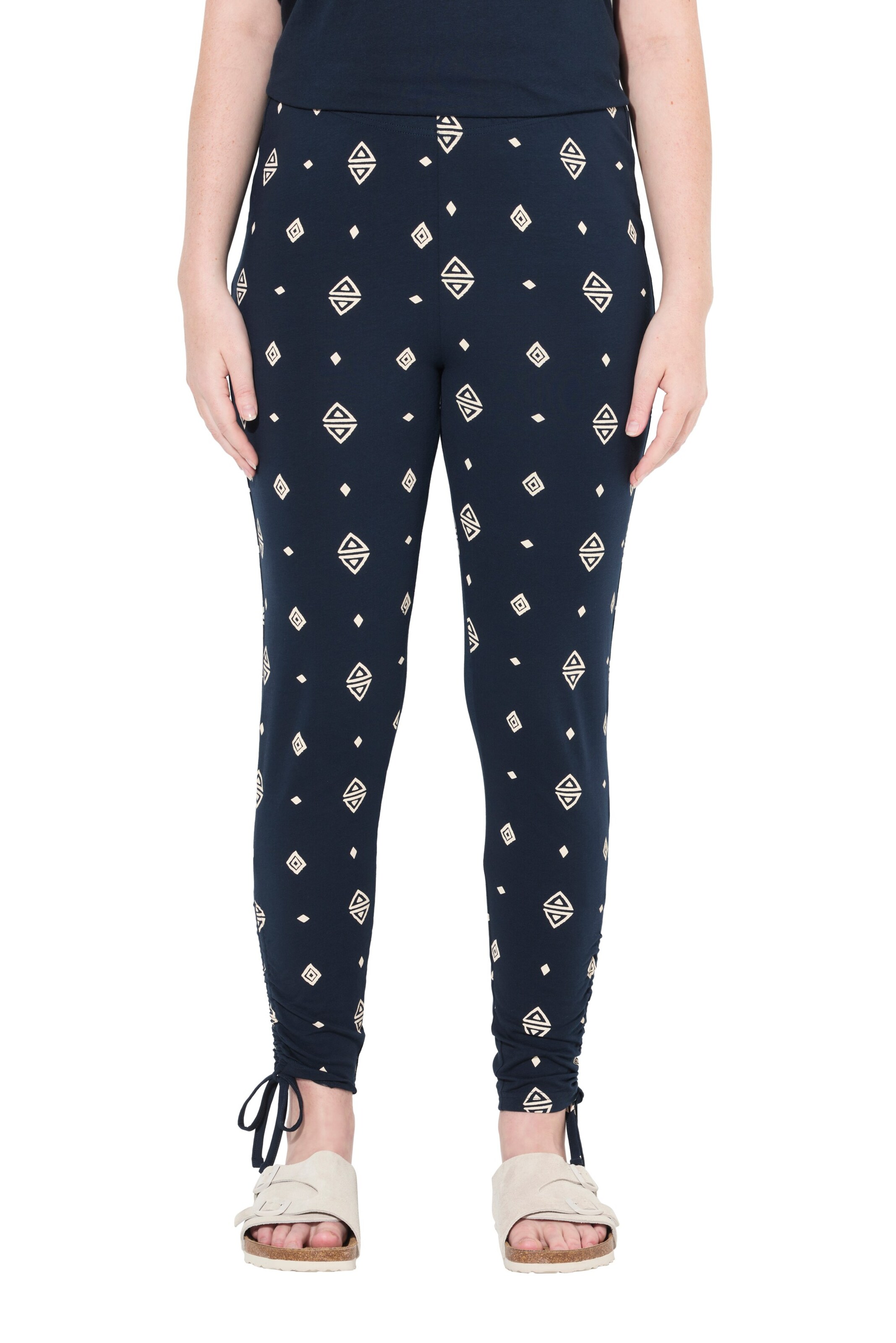 Ulla Popken Skinny Leggings in Blauw: voorkant