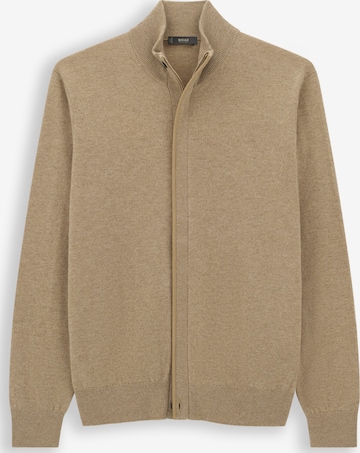 Boggi Milano Knit cardigan in Beige: front