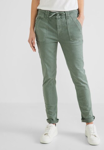 STREET ONE Slim fit Jeans 'Bonny' in Green