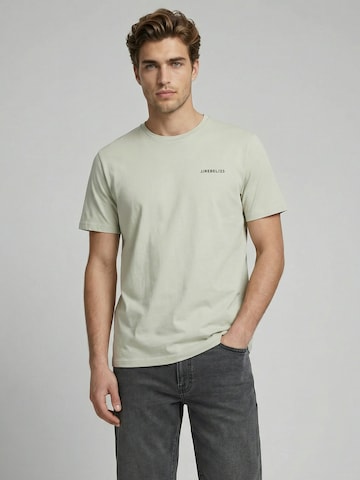 Tricou de la JJ Rebel pe gri: față