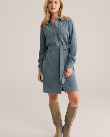 WE Fashion Blousejurk in Blauw: voorkant